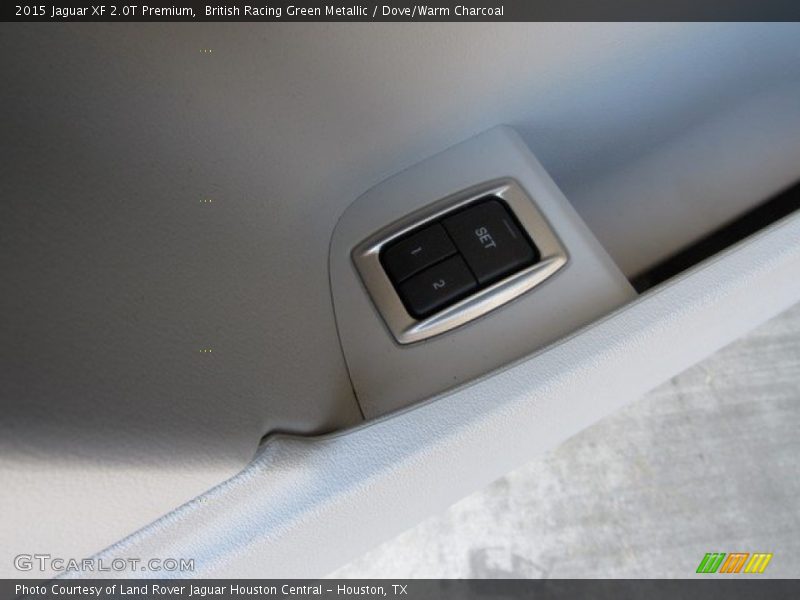 British Racing Green Metallic / Dove/Warm Charcoal 2015 Jaguar XF 2.0T Premium