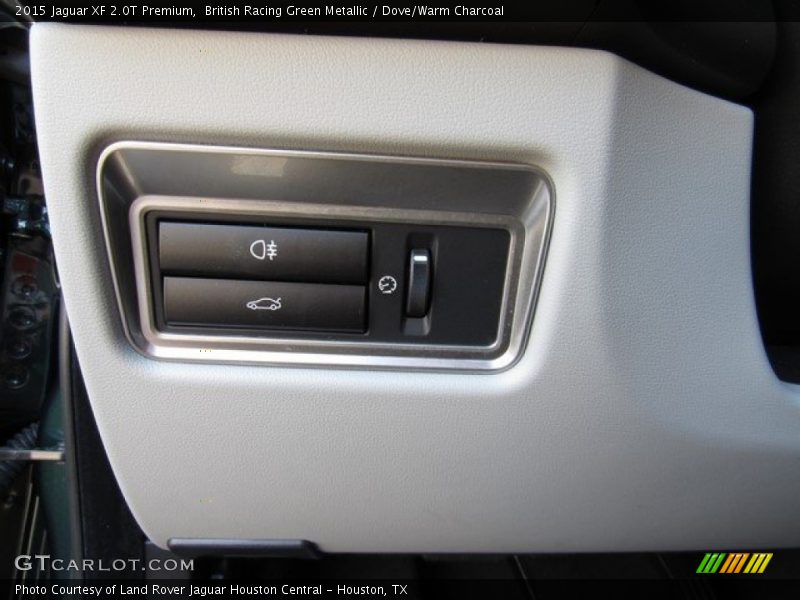 British Racing Green Metallic / Dove/Warm Charcoal 2015 Jaguar XF 2.0T Premium