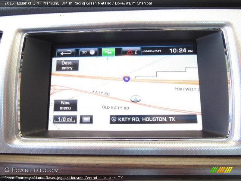 British Racing Green Metallic / Dove/Warm Charcoal 2015 Jaguar XF 2.0T Premium