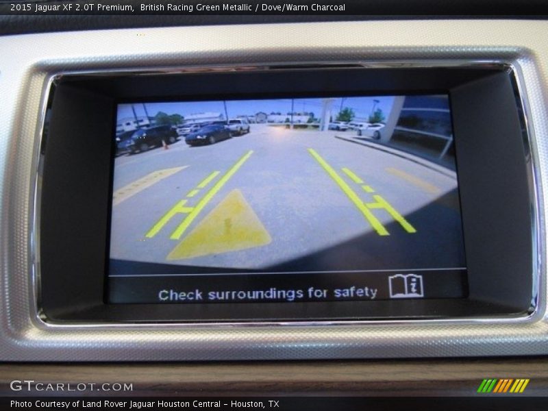 British Racing Green Metallic / Dove/Warm Charcoal 2015 Jaguar XF 2.0T Premium