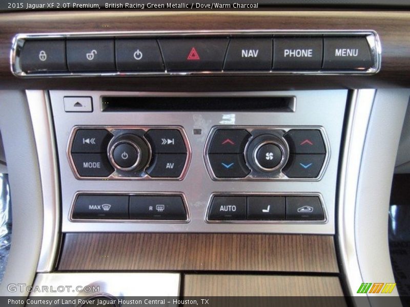 British Racing Green Metallic / Dove/Warm Charcoal 2015 Jaguar XF 2.0T Premium