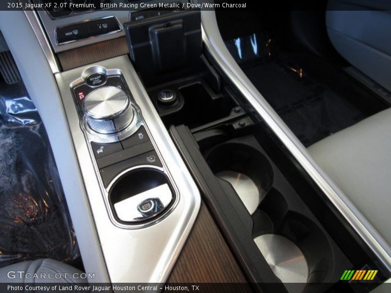 British Racing Green Metallic / Dove/Warm Charcoal 2015 Jaguar XF 2.0T Premium