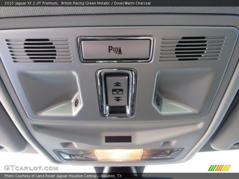 British Racing Green Metallic / Dove/Warm Charcoal 2015 Jaguar XF 2.0T Premium
