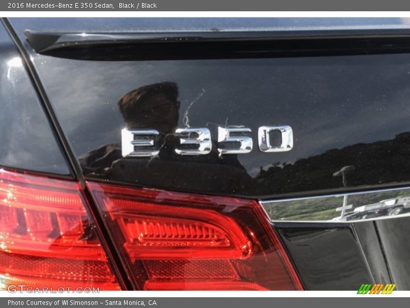Black / Black 2016 Mercedes-Benz E 350 Sedan
