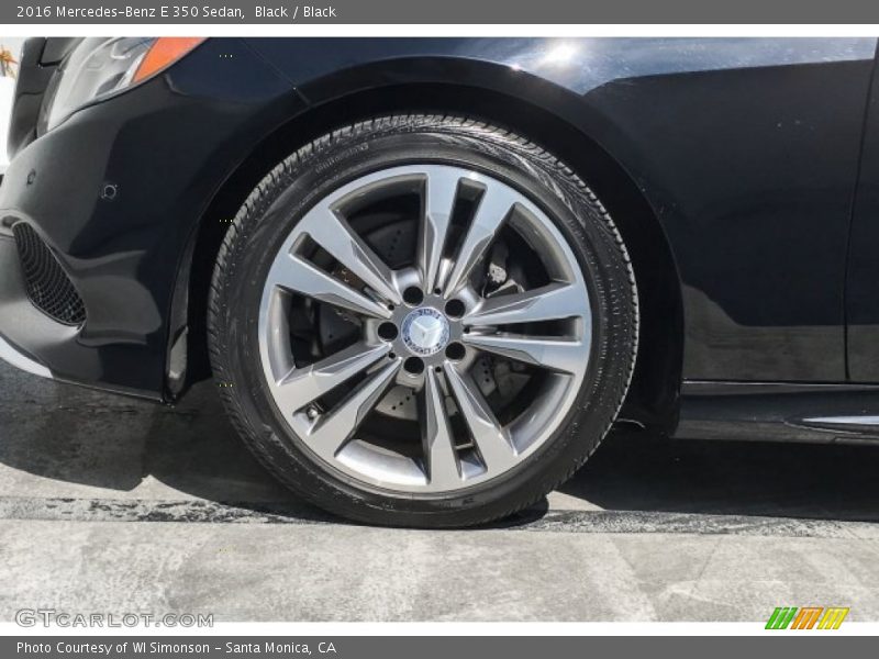 Black / Black 2016 Mercedes-Benz E 350 Sedan