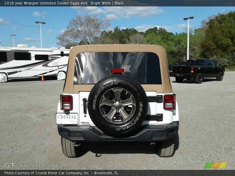 Bright White / Black 2018 Jeep Wrangler Unlimited Golden Eagle 4x4