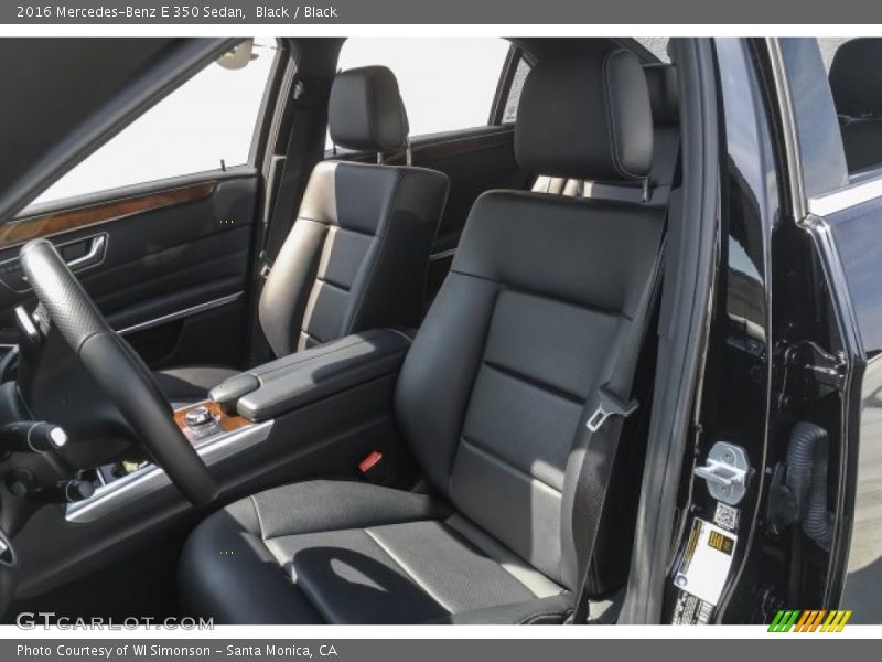 Black / Black 2016 Mercedes-Benz E 350 Sedan