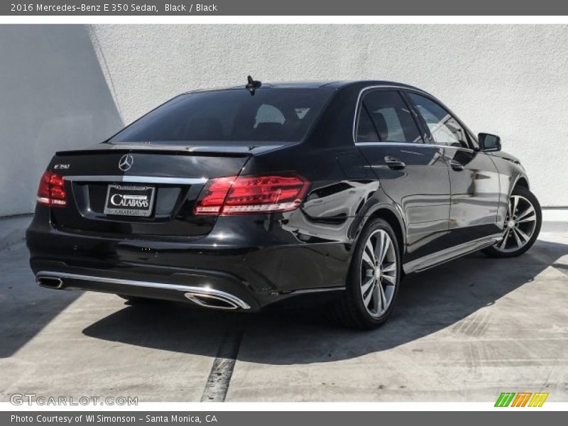 Black / Black 2016 Mercedes-Benz E 350 Sedan