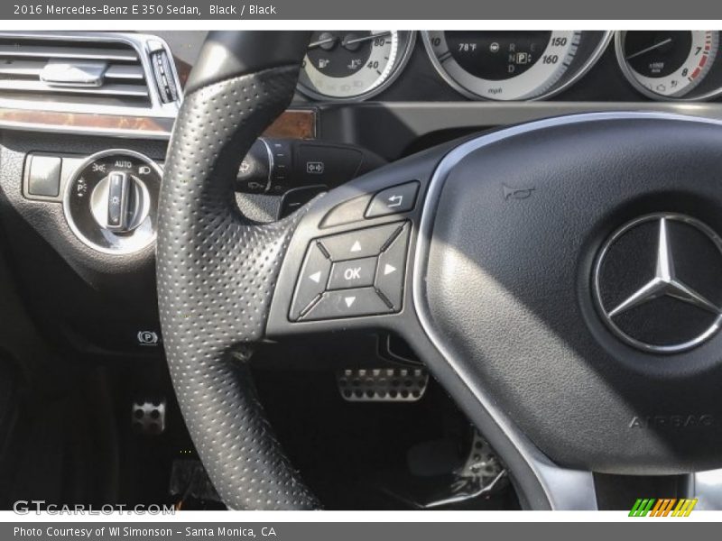 Black / Black 2016 Mercedes-Benz E 350 Sedan