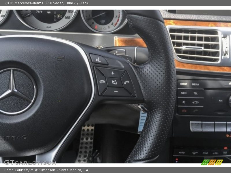 Black / Black 2016 Mercedes-Benz E 350 Sedan