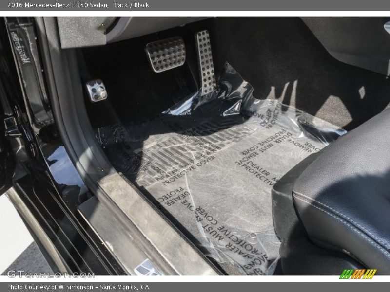 Black / Black 2016 Mercedes-Benz E 350 Sedan