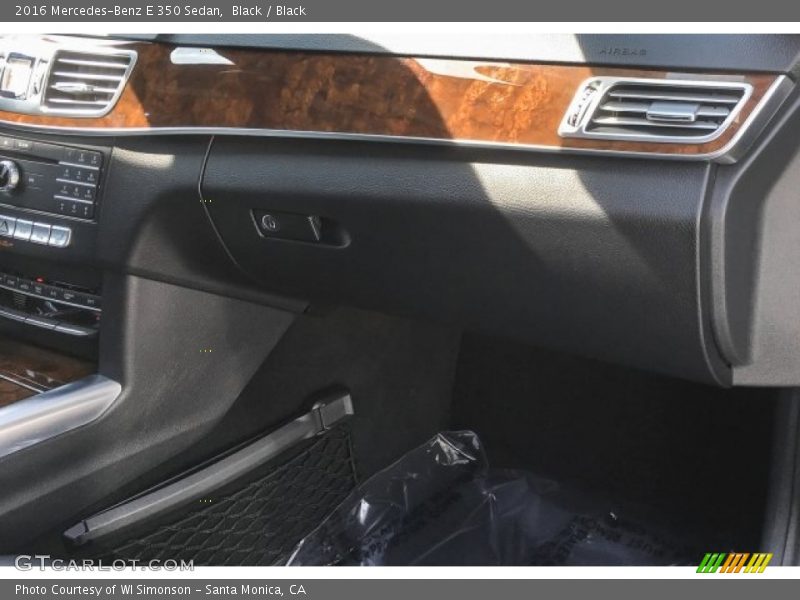 Black / Black 2016 Mercedes-Benz E 350 Sedan