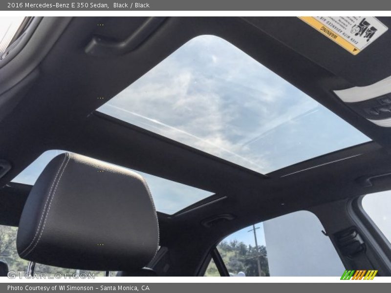 Black / Black 2016 Mercedes-Benz E 350 Sedan