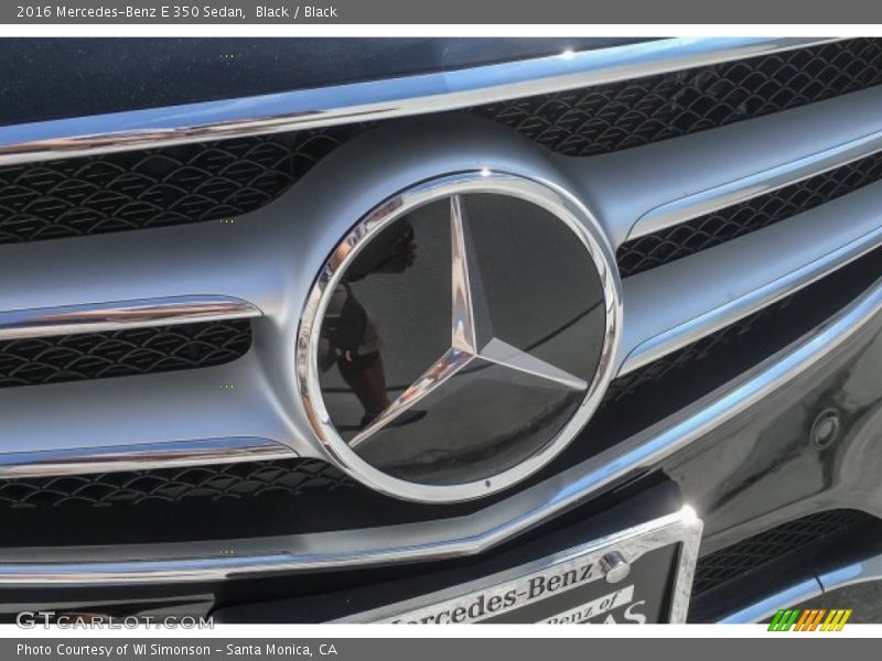 Black / Black 2016 Mercedes-Benz E 350 Sedan