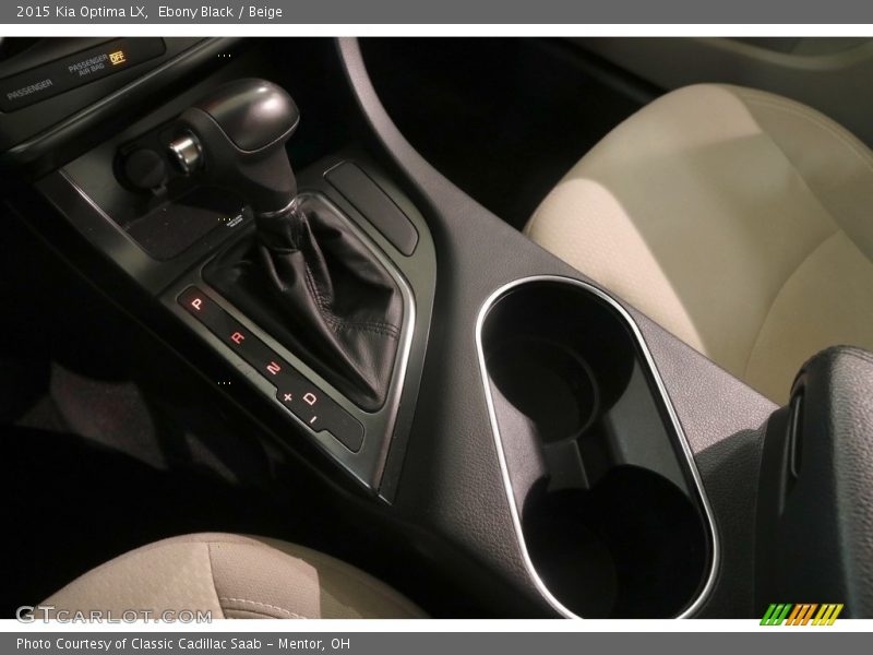 Ebony Black / Beige 2015 Kia Optima LX