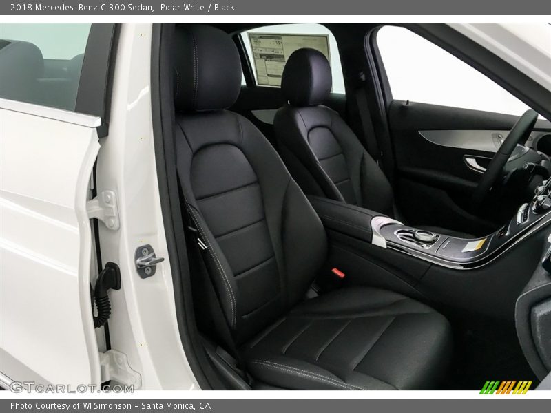 Polar White / Black 2018 Mercedes-Benz C 300 Sedan