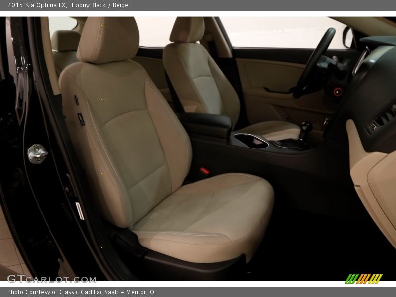 Ebony Black / Beige 2015 Kia Optima LX