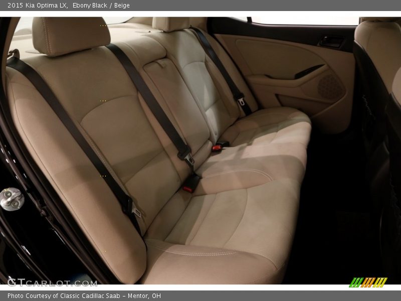Ebony Black / Beige 2015 Kia Optima LX