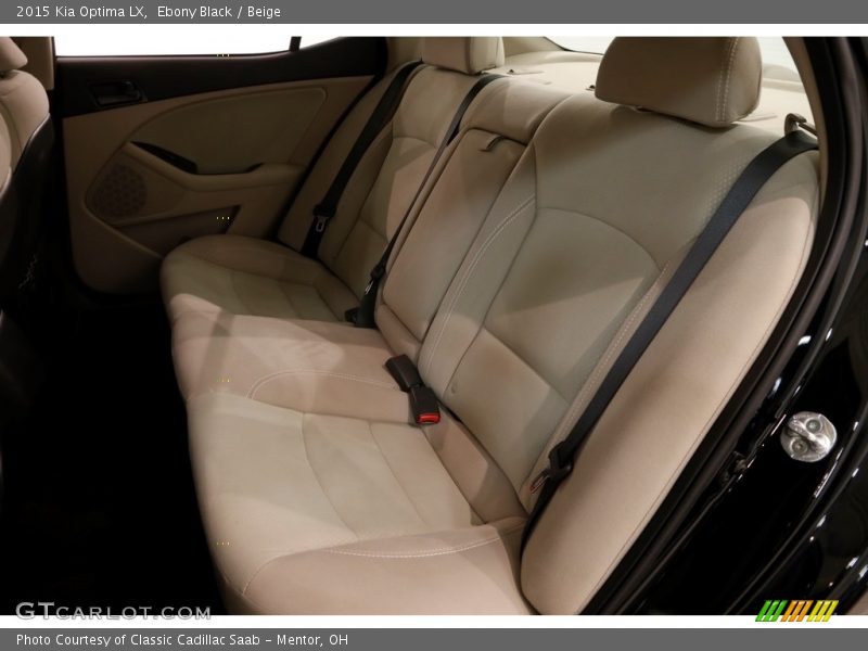 Ebony Black / Beige 2015 Kia Optima LX