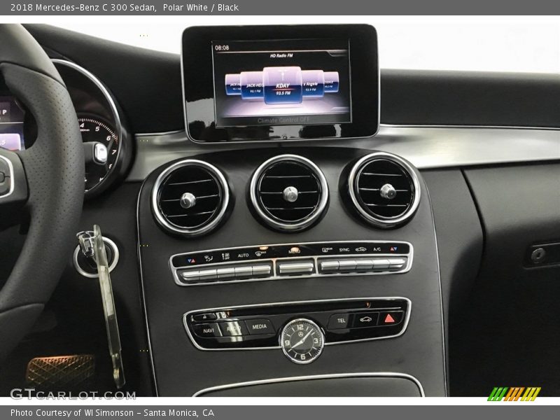 Polar White / Black 2018 Mercedes-Benz C 300 Sedan