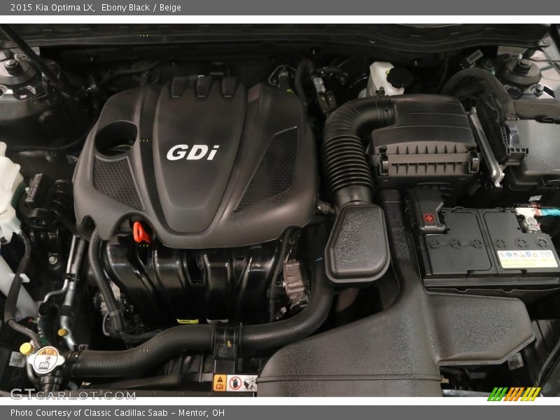 Ebony Black / Beige 2015 Kia Optima LX