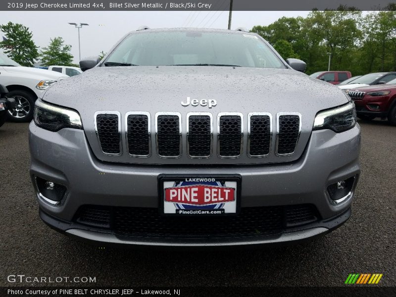 Billet Silver Metallic / Black/Ski Grey 2019 Jeep Cherokee Limited 4x4