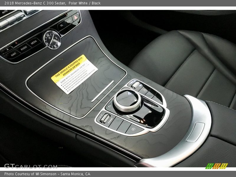 Polar White / Black 2018 Mercedes-Benz C 300 Sedan