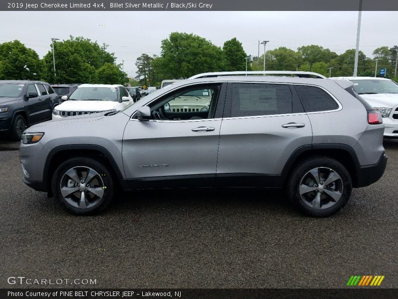 Billet Silver Metallic / Black/Ski Grey 2019 Jeep Cherokee Limited 4x4
