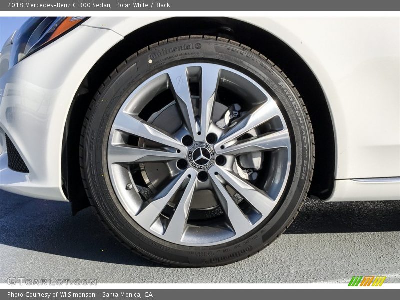 Polar White / Black 2018 Mercedes-Benz C 300 Sedan