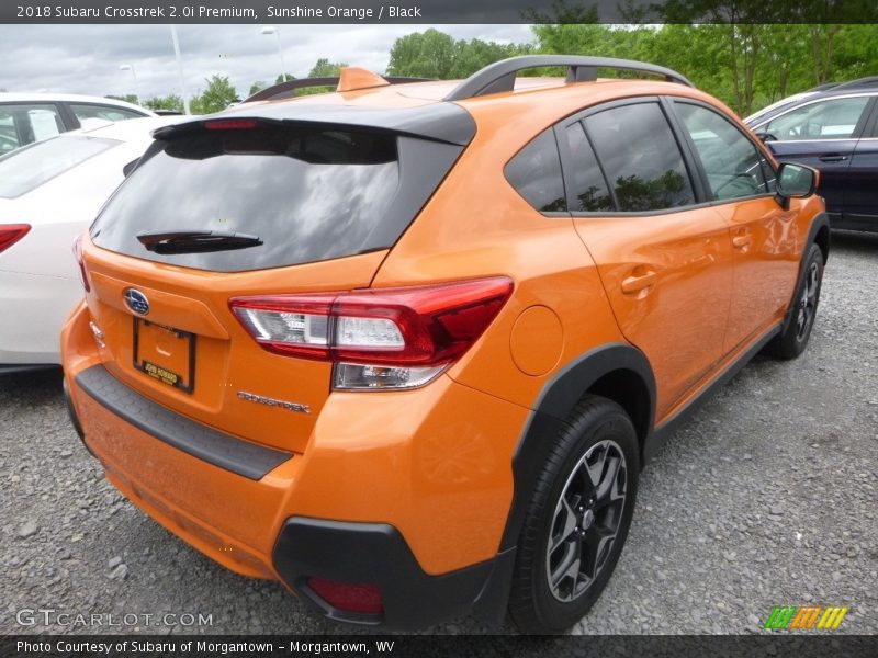 Sunshine Orange / Black 2018 Subaru Crosstrek 2.0i Premium