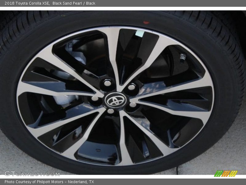 Black Sand Pearl / Black 2018 Toyota Corolla XSE