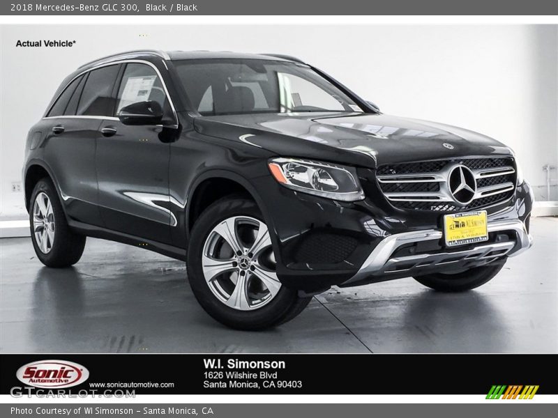 Black / Black 2018 Mercedes-Benz GLC 300