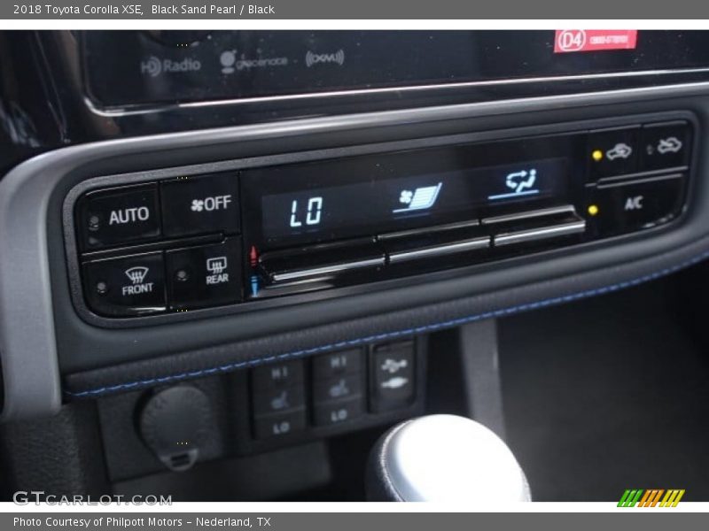 Black Sand Pearl / Black 2018 Toyota Corolla XSE