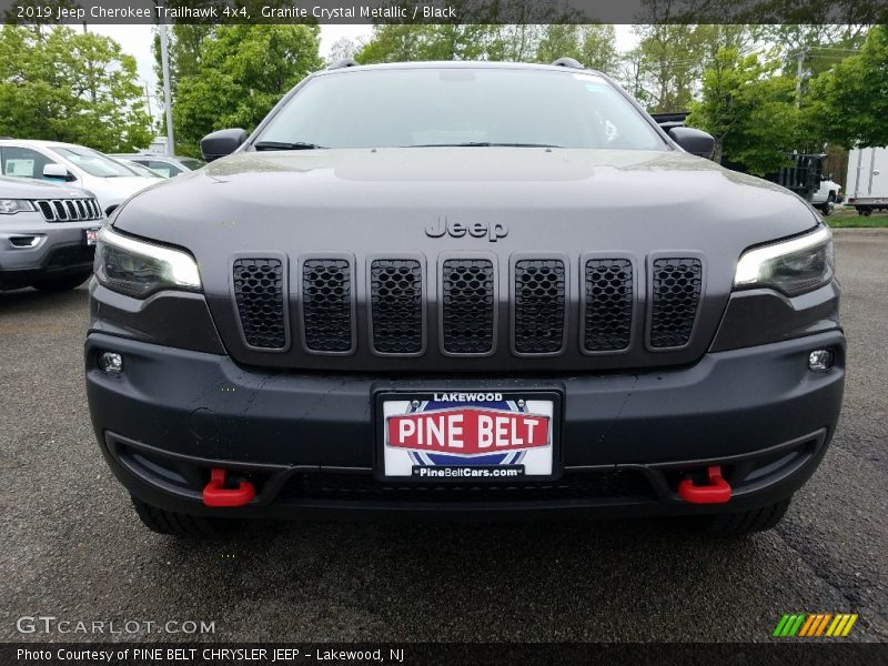 Granite Crystal Metallic / Black 2019 Jeep Cherokee Trailhawk 4x4