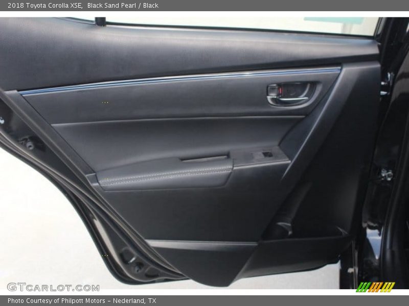 Black Sand Pearl / Black 2018 Toyota Corolla XSE