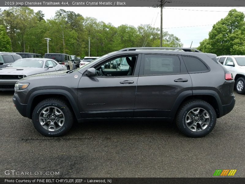 Granite Crystal Metallic / Black 2019 Jeep Cherokee Trailhawk 4x4