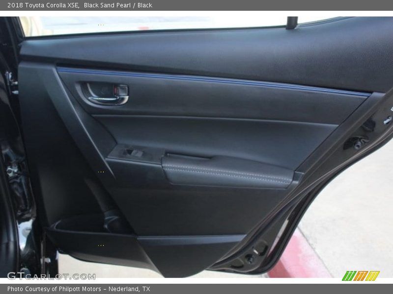 Black Sand Pearl / Black 2018 Toyota Corolla XSE