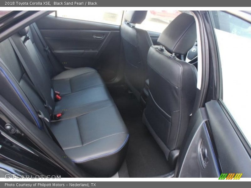 Black Sand Pearl / Black 2018 Toyota Corolla XSE