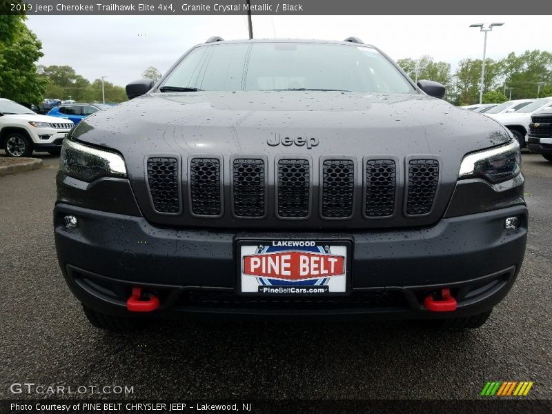 Granite Crystal Metallic / Black 2019 Jeep Cherokee Trailhawk Elite 4x4
