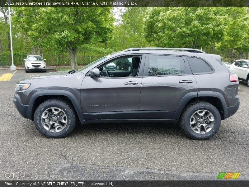 Granite Crystal Metallic / Black 2019 Jeep Cherokee Trailhawk Elite 4x4