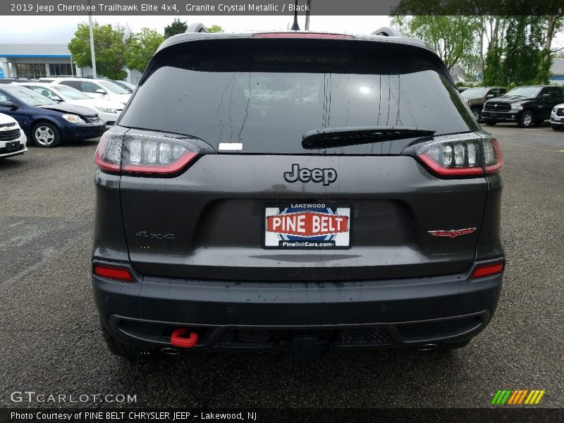 Granite Crystal Metallic / Black 2019 Jeep Cherokee Trailhawk Elite 4x4