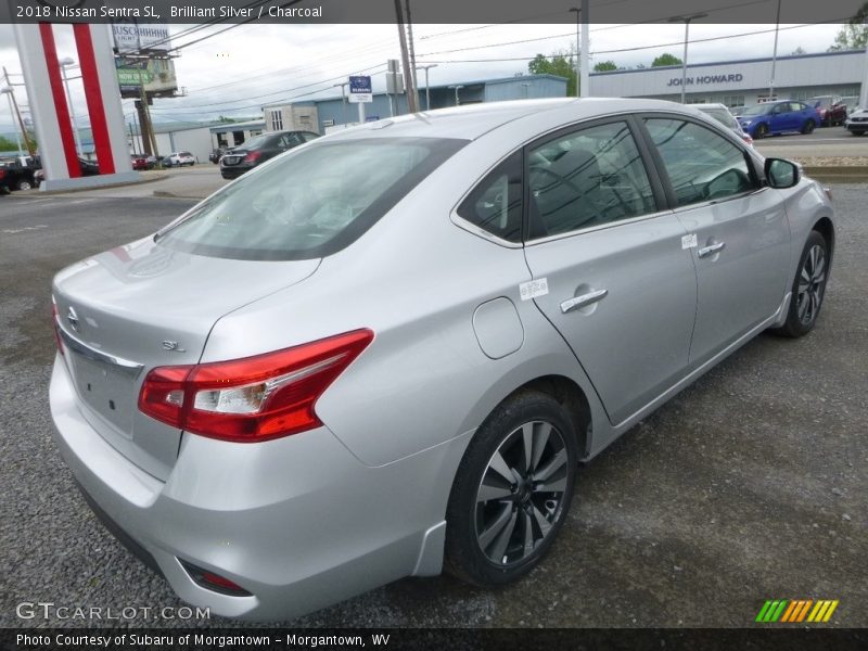 Brilliant Silver / Charcoal 2018 Nissan Sentra SL