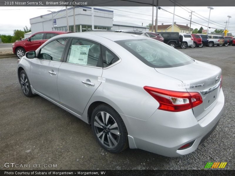 Brilliant Silver / Charcoal 2018 Nissan Sentra SL