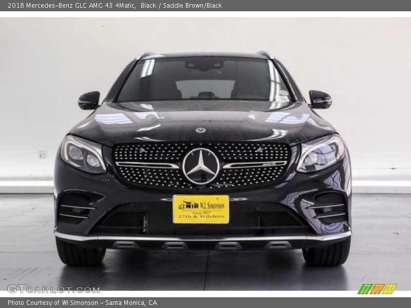 Black / Saddle Brown/Black 2018 Mercedes-Benz GLC AMG 43 4Matic