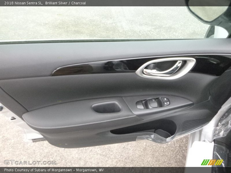 Brilliant Silver / Charcoal 2018 Nissan Sentra SL