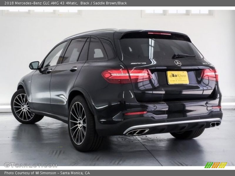 Black / Saddle Brown/Black 2018 Mercedes-Benz GLC AMG 43 4Matic