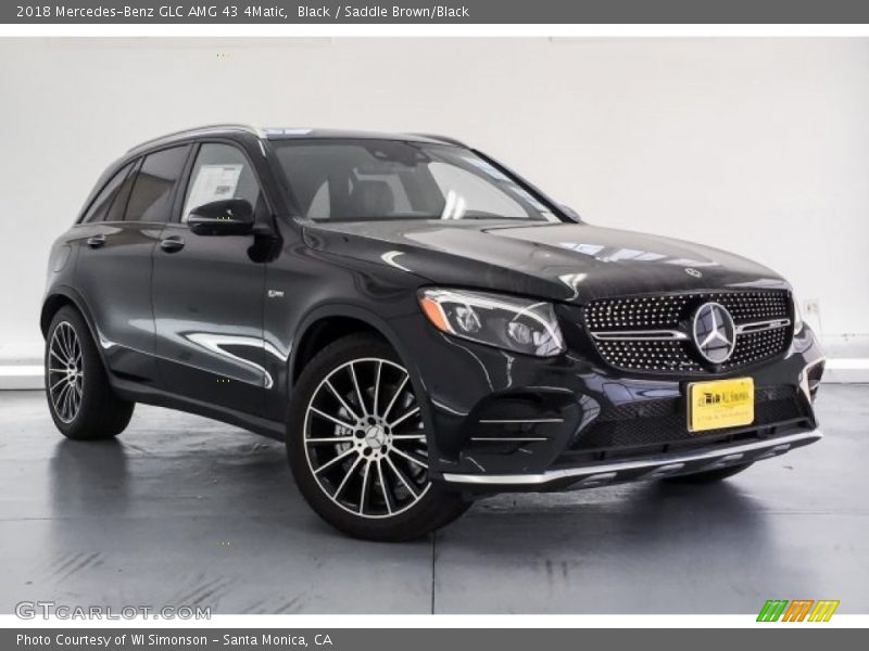 Black / Saddle Brown/Black 2018 Mercedes-Benz GLC AMG 43 4Matic