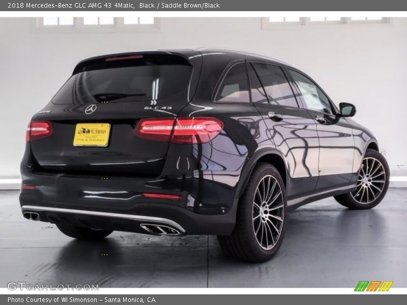 Black / Saddle Brown/Black 2018 Mercedes-Benz GLC AMG 43 4Matic