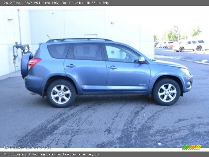 Pacific Blue Metallic / Sand Beige 2012 Toyota RAV4 V6 Limited 4WD