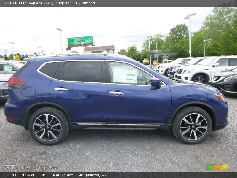 Caspian Blue / Almond 2018 Nissan Rogue SL AWD